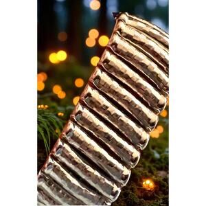 Sleek Classic Elegant Signed Monet Vintage Estate Silver Tone Expansion Bracelet